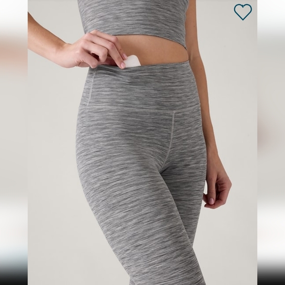 Athleta Transcend High Rise Textured 7/8 Leggings - Picture 2 of 5